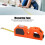 Multifunctional Laser Line Meter Ruler Infrared Level ABS Orange 2m 6