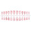 3D Butterfly Almond False Nails, 24Pcs 4