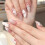 3D Butterfly Almond False Nails, 24Pcs 7