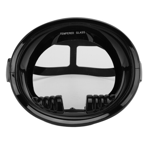 Universal Diving Goggles Black, 180 HD Panoramic Waterproof Silicone