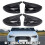Black Replacement Mirror Covers for  A3 S3 RS3 2014-2020 Rearview Mirror Housing 2