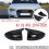 Black Replacement Mirror Covers for  A3 S3 RS3 2014-2020 Rearview Mirror Housing 10