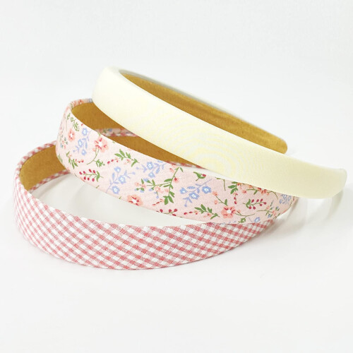 Diademas rosas para mujer (set de 7 piezas) 2