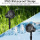 LED Snowflake Light Projector Waterproof Indoor Outdoor Use 5