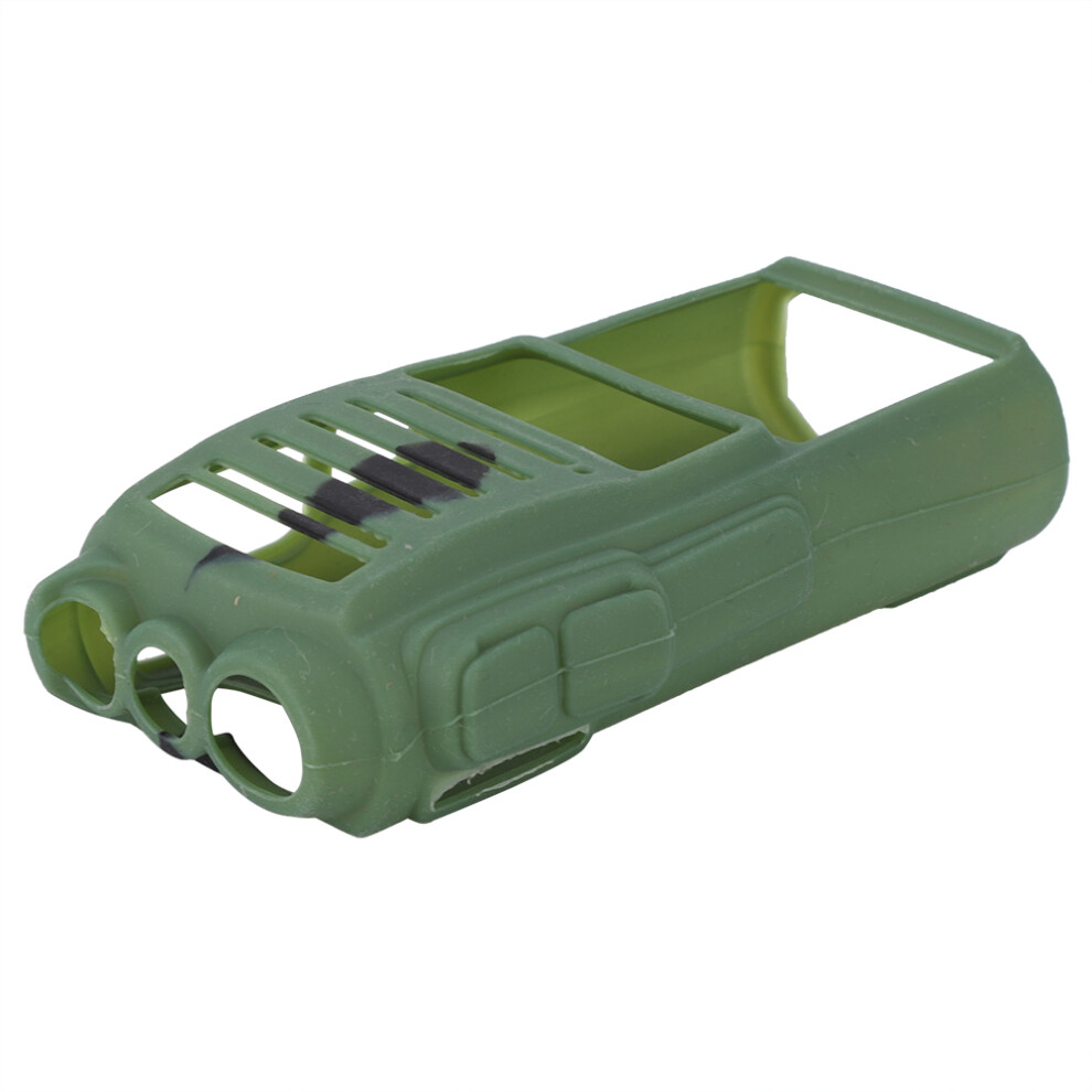 Silicone Two-Way Radio Holster For Baofeng Uv82, Camouflage, 11.2X6.5x3.5cm 4981391576199