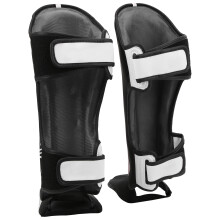 BN FIGHT Adult Shin Guards for Kickboxing Red