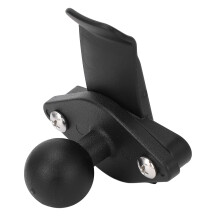 GPS Clip Holder with 1 Inch Ball, Anti Shake Mount for Motorcycle & Car
