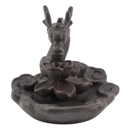 Ceramic Backflow Incense Burner 14.5x14x13.5cm with 10 Cones 2