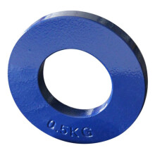 4X Bruchteil Gewichte Bruchteil Gewichte Hantel Scheiben Training Platten Genaue Festplatte Zubehör Blau 0.5Kg