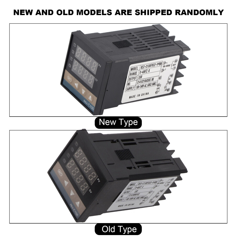 LED PID Thermostat 0-400C with SSR