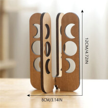 Plant Reproductieve Buis Holle Massief Houten Plantenplank Houten Bureau Tafel Huisdecoratie C