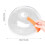 (Orange Handle) Microwave Splatter Cover with Handle - 50 Char 2
