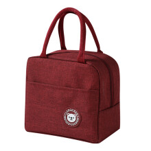 (red) Portable Lunch Bag for Work & Picnic