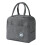 (Gray) Portable Lunch Bag for Work & Picnic 1