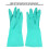 Nitrile Rubber Gloves Model 278, Green, Reusable, 2L 3