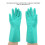 Nitrile Rubber Gloves Model 278, Green, Reusable, 2L 6