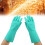 Nitrile Rubber Gloves Model 278, Green, Reusable, 2L 14