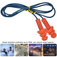Ohrstöpsel mit Kordel 25dB Silikon