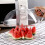 (White Handle) Microwave Splatter Cover with Handle - 50 Char 13