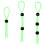 (Green 3 piece set) Locking Cock Ring for Couples - 50 Chars 3