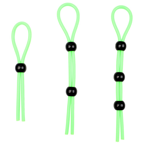 (Green 3 piece set) Locking Cock Ring for Couples - 50 Chars 2