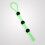 (Green 3 piece set) Locking Cock Ring for Couples - 50 Chars 4