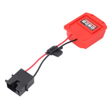 Children Ride On Battery Adapter 18V for Peg Perego 48‑11‑1828 Black