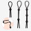 (Black 3 piece set) Lockable Cock Ring for Couples - 50 chars 6