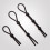 (Black 3 piece set) Lockable Cock Ring for Couples - 50 chars 7