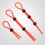(Red 3 piece set) Locking Cock Ring for Couples - 50 Chars 6
