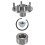Front Wheel Hub & Bearing Assembly Kit for  Compass  Caliber BR930558K 5