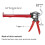 Caulking Gun Kit with Grout Scraper, Multi-Color, DIY Home Use 4