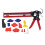 Caulking Gun Kit with Grout Scraper, Multi-Color, DIY Home Use 14