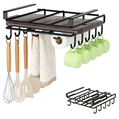 Storage Rack Hanging Kitchen Storage Rack Hanging Pot Lid Rack Under Cabinet Cutting Board Cutting Board Rack A 1