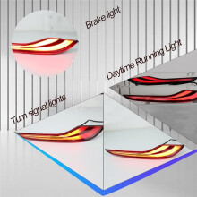 LED Rear Bumper Reflector Light for Malibu XL 2019-2023 Brake Light Dynamic Turn Signal Light Accessories