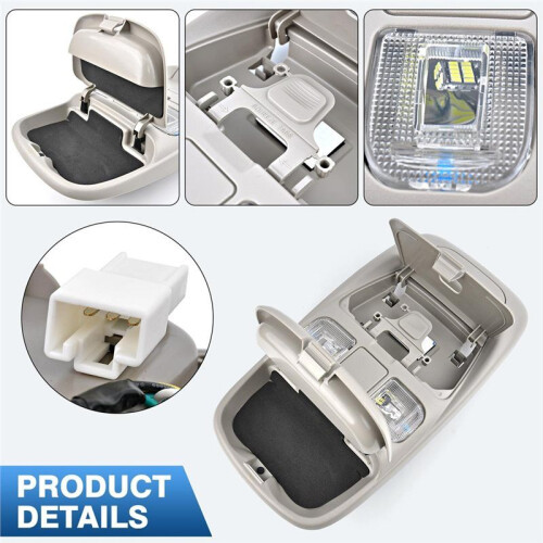 LED Overhead Console Assembly 55350655 SN96TL2AA for  Ram 1500 2500 3500 1998-2001 Ceiling Dome Reading Light