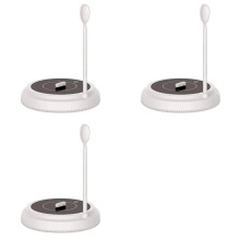 3X Laddningsbar Magnetisk Mjölkshaker Elektrisk Kaffeblandare Baby Milk Shaker  Vinkaraff (Ivory)