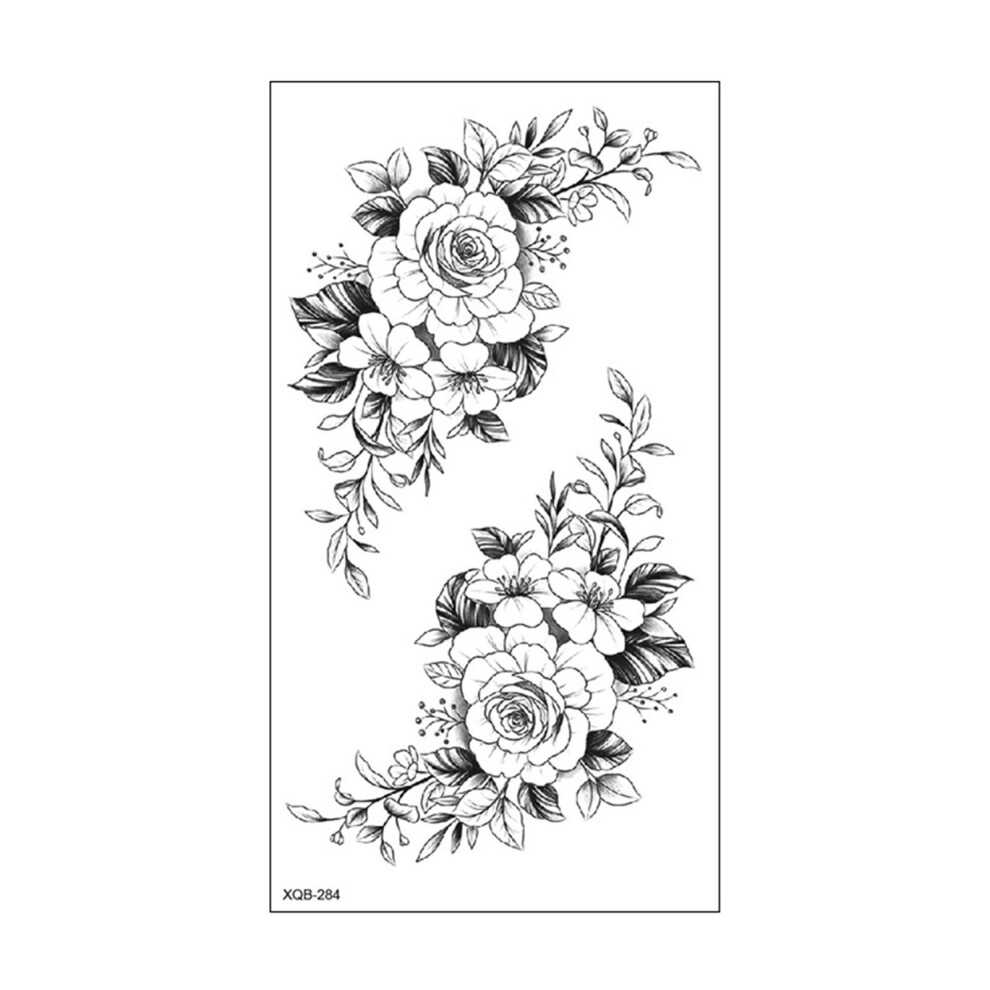 Creation-3C (Xqb284) Flower Arm Tattoo Stickers For Women