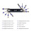 Bicycle Repair Tool Kit with Pump Patches Multi-Tools Compact & Durable Bag 2