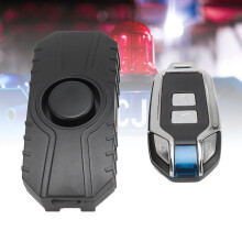 Bike Alarm with Remote 113dB Waterproof Vibration Motion Sensor Security