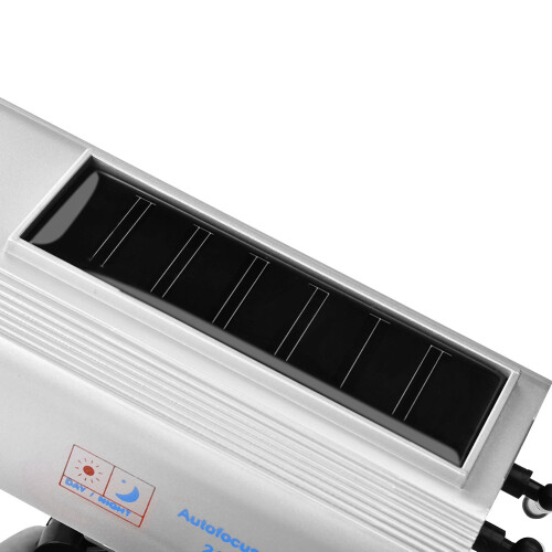 LED Dummy Kamera Solar Silber Außen 1