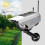 LED Dummy Kamera Solar Silber Außen 2