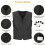 Verwarmd vest/jas, warme winterjas, USB-voeding. 6