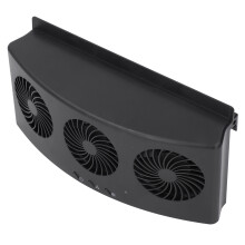 USB Car Exhaust Fan for Odor Removal & Heat Dissipation, ABS Rubber