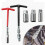 Σετ κλειδιών υποδοχής μπουζί γενικής χρήσης, εργαλείο λαβής T για μοτοσικλέτες, 6