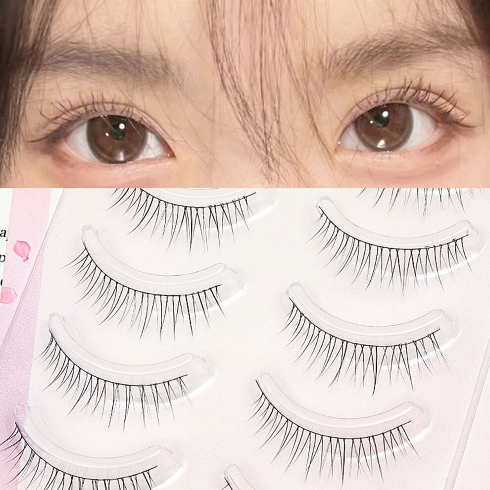 Dachuang Beauty 5 Pairs Faux Fur Eyelashes For Cosplay & Makeup