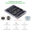 Gabinete combinado CY Dual NGFF B+M-Key M.2SSD Card JBOD Raid0Span Bridge para USB 3.0 Tipo-C USB-C SATA de 2,5 polegadas 3