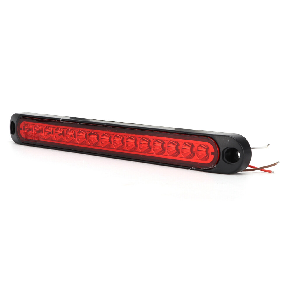 10V-30V 15-Led Waterproof Brake Turn Rear Bar For Trucks Trailers Light/Red 4221391583729