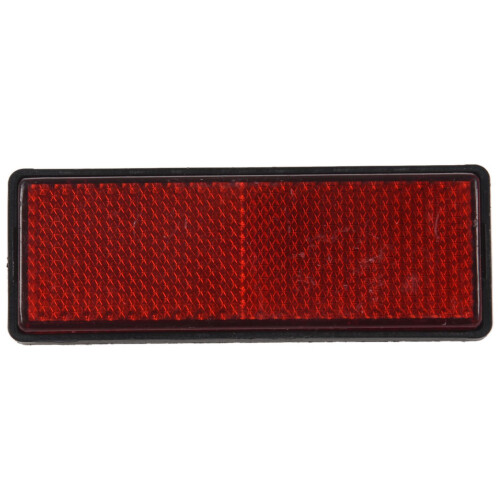 4X rectangle red Reflectors Universal For Motorcycles ATV Bikes Dirt Bikes 2