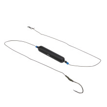 Catfish Float Rig with Wooden & PE Line, Size 8, Single Hook Bait Tackle
